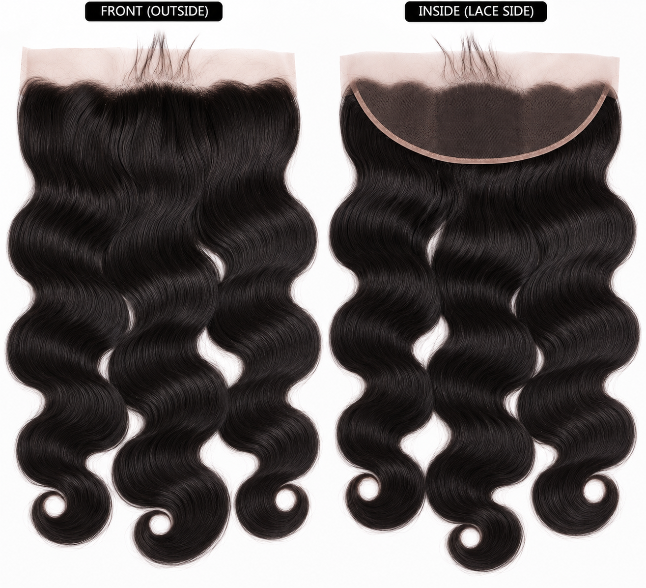 13X4 (FRONTAL) TRANSPARENT LACE CLOSURE - Image 6