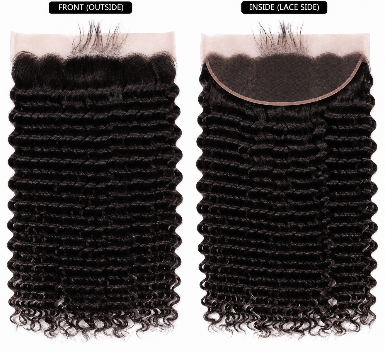 13X4 (FRONTAL) TRANSPARENT LACE CLOSURE - Image 5